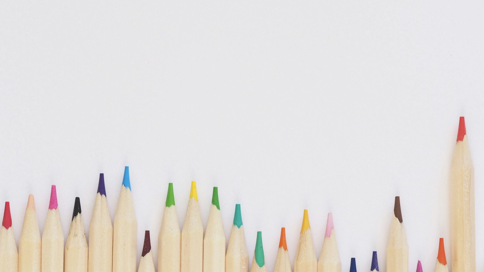 Pencils and design tools on a desk